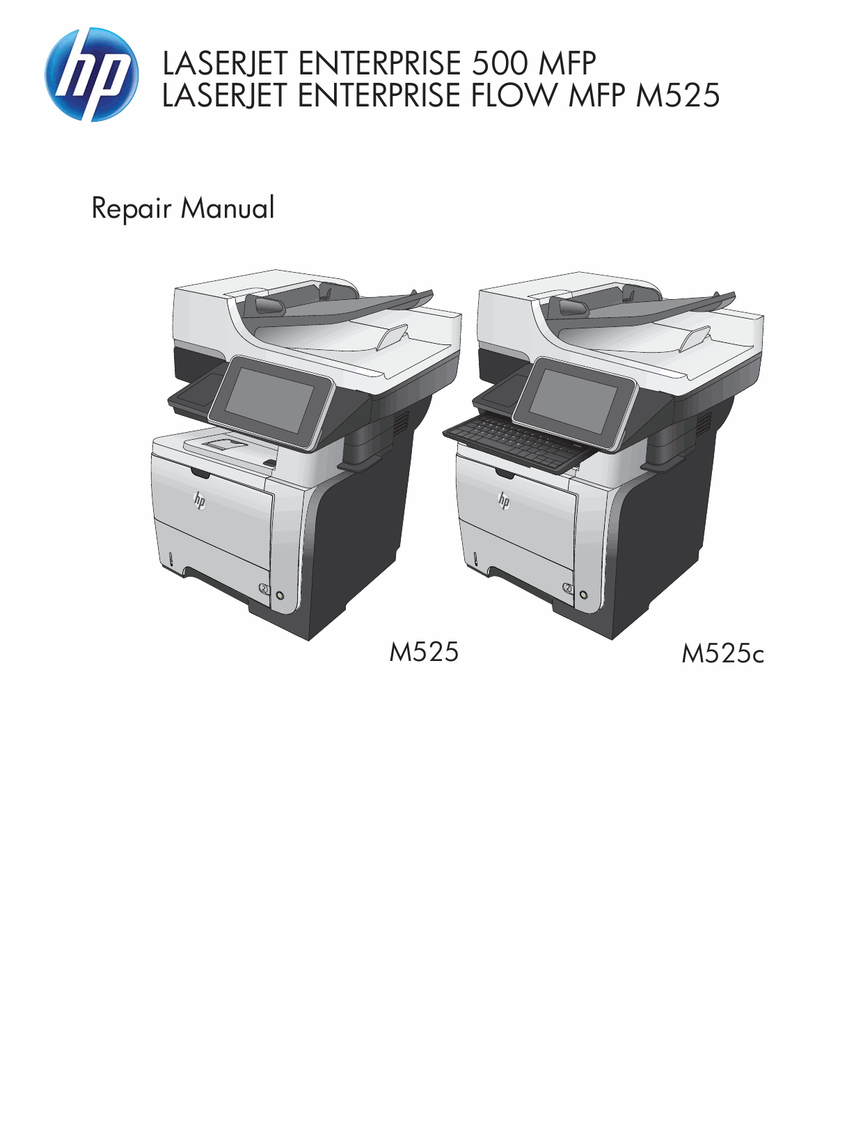 HP LaserJet 500MFP M525 M525c Service Manual-1
